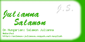 julianna salamon business card